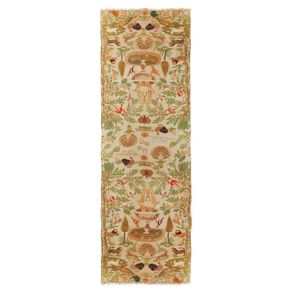 Hot Portuguese Garden Oblong Scarf Scarves & Wraps