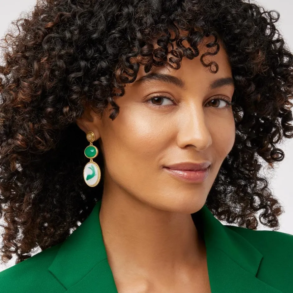 Online Qing Bottle Fish Cameo Drop Earrings Earrings