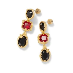 Rococo Motifs Drop Earrings Earrings