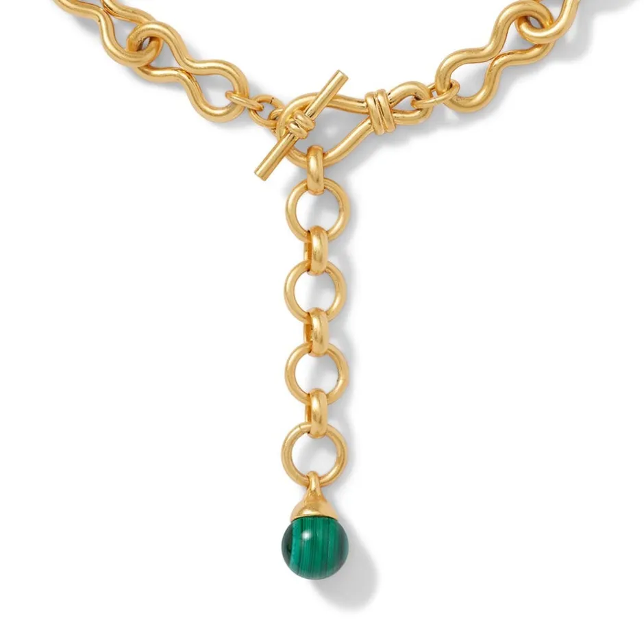 Online Roman Malachite Statement Necklace Necklaces