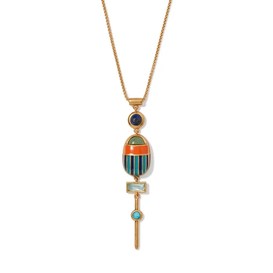 Sale Royal Scarab Lariat Necklace Necklaces