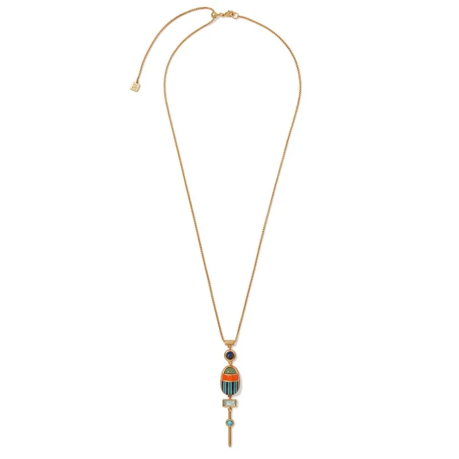 Sale Royal Scarab Lariat Necklace Necklaces