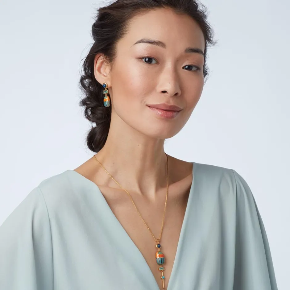 Sale Royal Scarab Lariat Necklace Necklaces