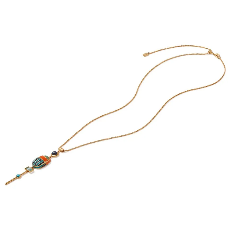 Sale Royal Scarab Lariat Necklace Necklaces