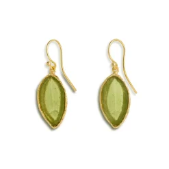 Sage Leaf Drop Earrings Earrings