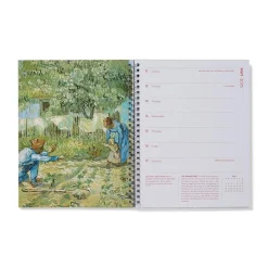 Clearance Seasons of Impressionism Spiral-Bound Engagement Calendar 2025 Calendars