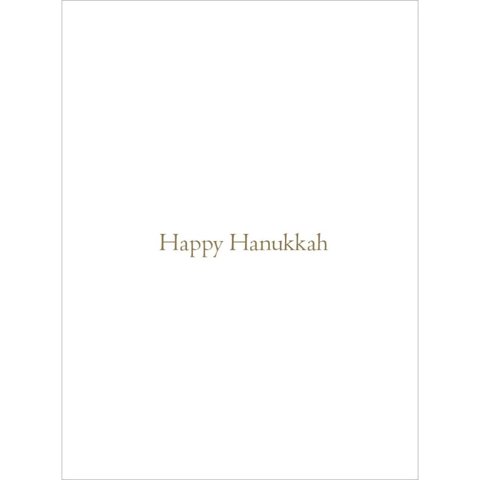 Sklar: Golden Lights Hanukkah Cards Holiday Cards