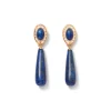 Spanish Baldric Lapis Elongated Drop Earrings Earrings