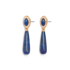 Spanish Baldric Lapis Elongated Drop Earrings Earrings