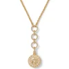 Sale Spanish Day and Night Reversible Lariat Pendant Necklace Necklaces