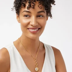 Sale Spanish Day and Night Reversible Lariat Pendant Necklace Necklaces