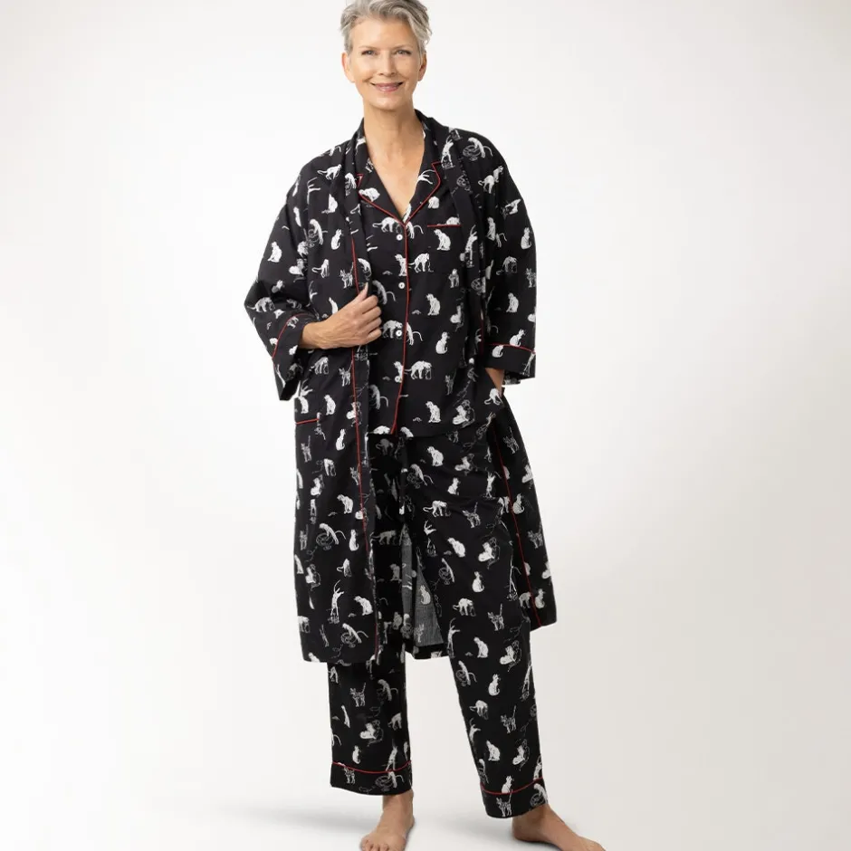 Online Steinlen Cats Unisex Cotton Robe Clothing