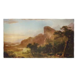 New Sublime Landscapes Durand Oversize Oblong Silk Scarf Scarves & Wraps