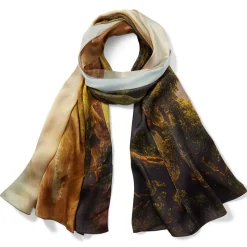 New Sublime Landscapes Durand Oversize Oblong Silk Scarf Scarves & Wraps