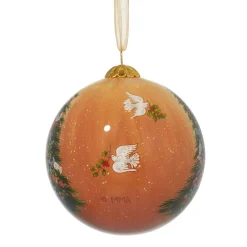 Sale Tait-Henson Bower of Beauty Hand-Painted Glass Ornament Ornaments