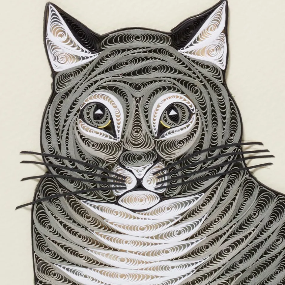 Online The Favorite Cat Quilled Card Notecards & Correspondence