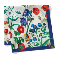 New The Met Cloisters Garden Square Silk Scarf Scarves & Wraps