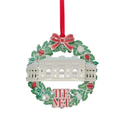 Outlet The Met Facade Wreath Ornament Ornaments