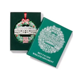 Outlet The Met Facade Wreath Ornament Ornaments