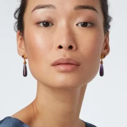Best Turkish Amethyst Drop Earrings Earrings