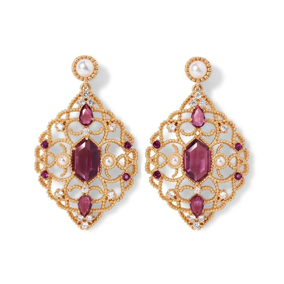 Outlet Turkish Amethyst Statement Earrings Earrings