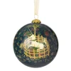 Outlet Unicorn in a Garden Hand-Painted Glass Ornament Ornaments