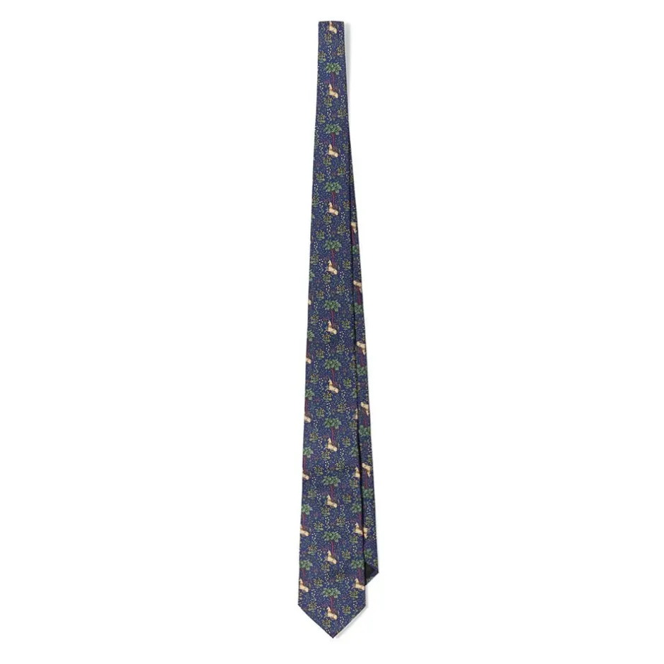 Clearance Unicorn in a Garden Silk Necktie Small Accessories