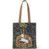 Hot Unicorn in a Garden Tote Bags