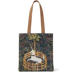 Hot Unicorn in a Garden Tote Bags