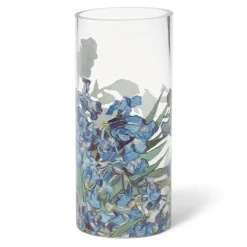 Sale Van Gogh Irises Glass Vase Tableware|Decorative Accents