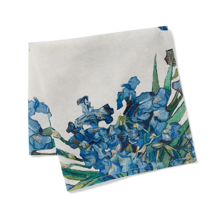 Clearance Van Gogh Irises Napkin Set Tableware