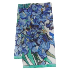 Outlet Van Gogh Irises Oblong Silk Scarf Scarves & Wraps