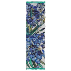 Outlet Van Gogh Irises Oblong Silk Scarf Scarves & Wraps
