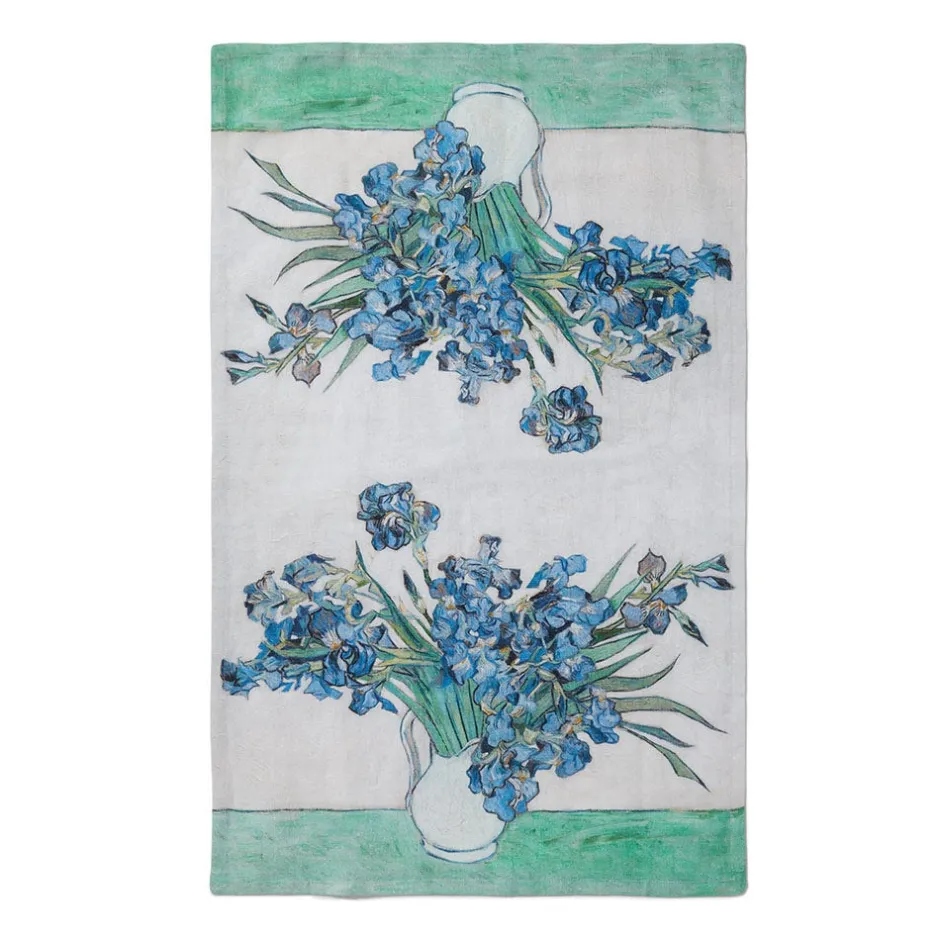 New Van Gogh Irises Tea Towel Decorative Accents
