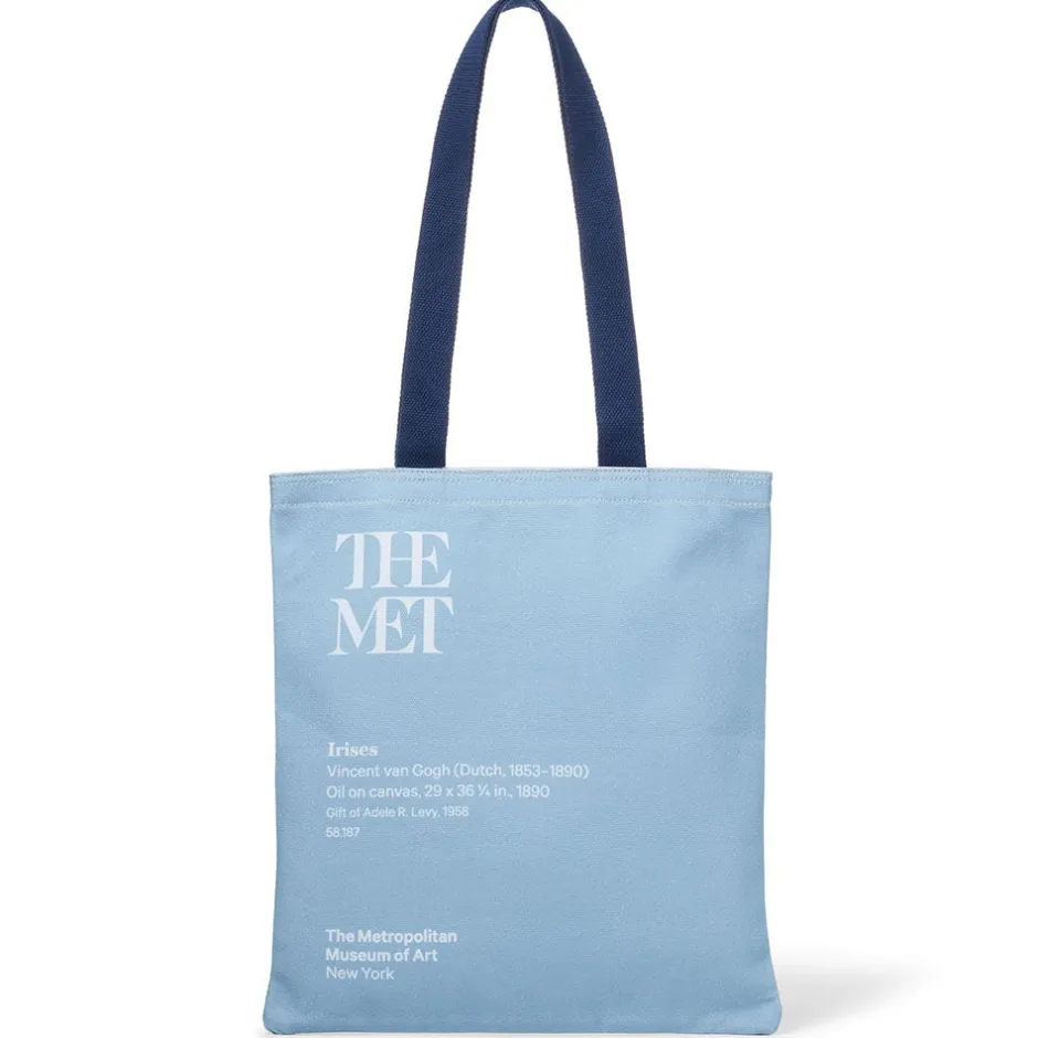 Hot Van Gogh Irises Tote Bags