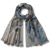 Clearance Van Gogh Irises Wool-Blend Shawl Scarves & Wraps