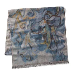 Clearance Van Gogh Irises Wool-Blend Shawl Scarves & Wraps