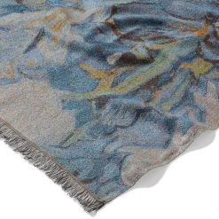 Clearance Van Gogh Irises Wool-Blend Shawl Scarves & Wraps