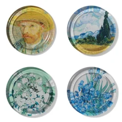 Van Gogh Paintings Glass Coasters Tableware