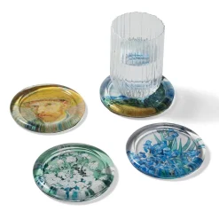 Van Gogh Paintings Glass Coasters Tableware