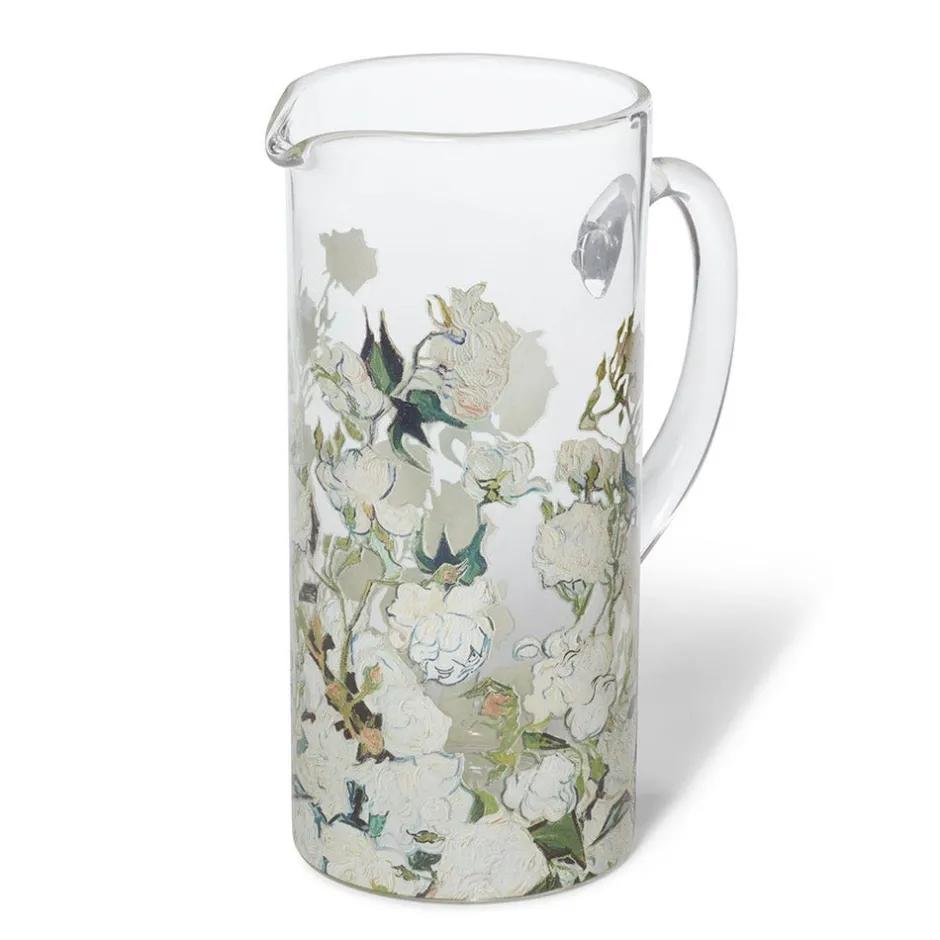 Online Van Gogh Roses Glass Pitcher Tableware
