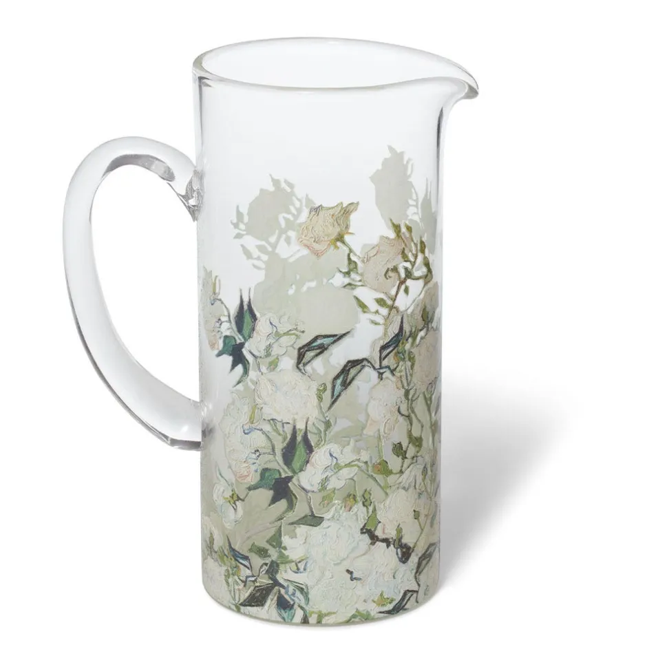 Online Van Gogh Roses Glass Pitcher Tableware