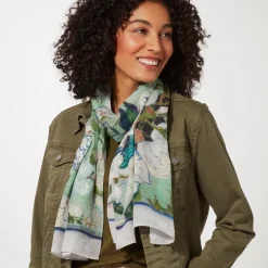 Online Van Gogh Roses Oblong Silk Scarf Scarves & Wraps