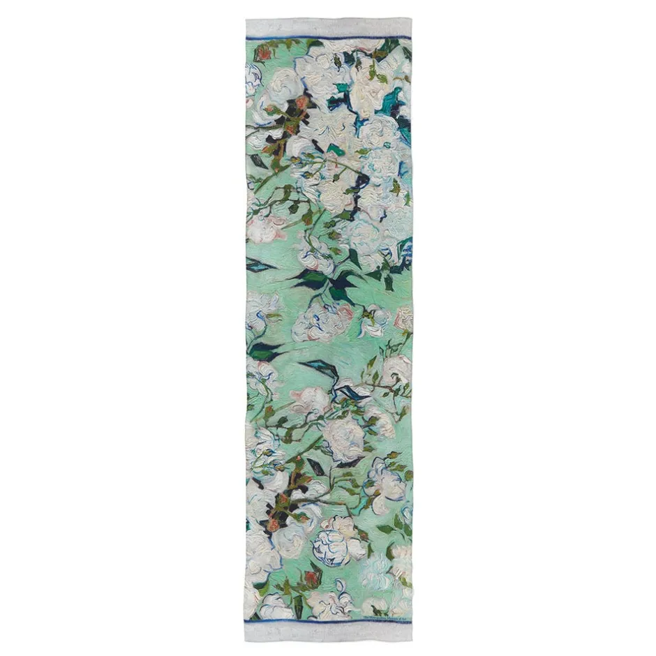 Online Van Gogh Roses Oblong Silk Scarf Scarves & Wraps