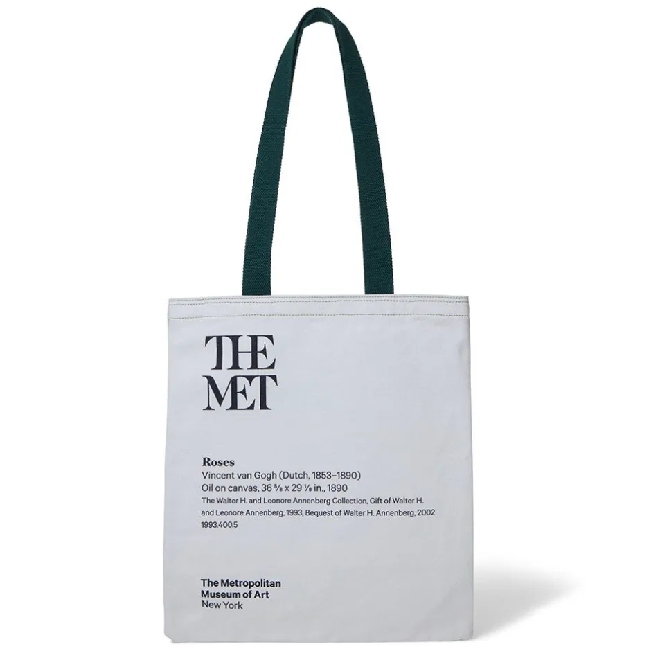 New Van Gogh Roses Tote Bags