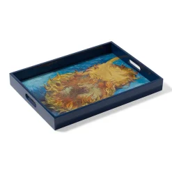 Clearance Van Gogh Sunflowers Lacquer Tray Tableware|Decorative Accents