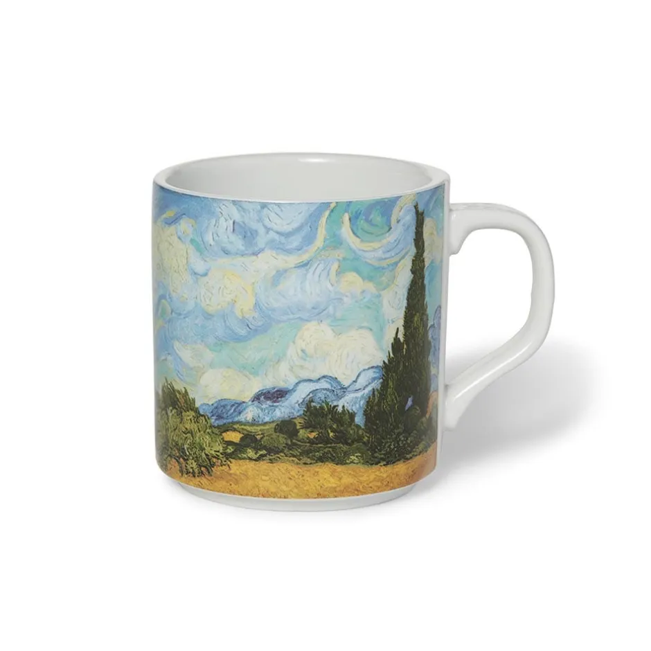 Outlet Van Gogh Wheat Field with Cypresses Mug Tableware