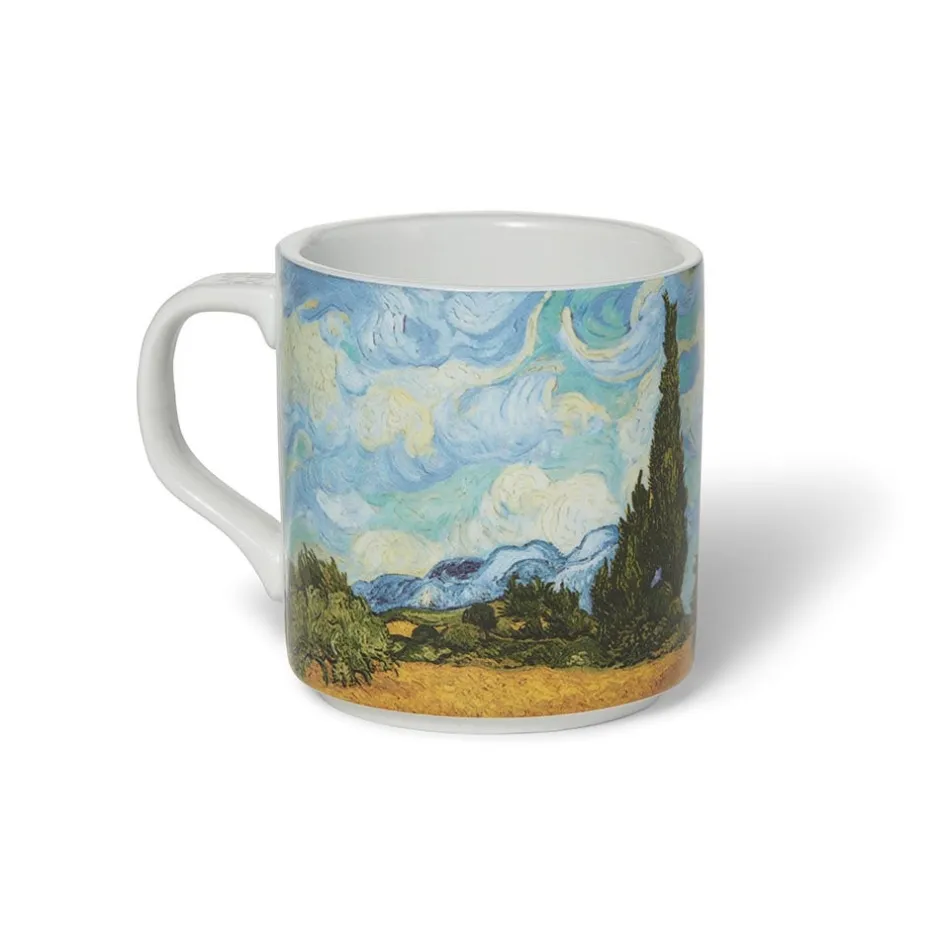 Outlet Van Gogh Wheat Field with Cypresses Mug Tableware