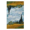 Clearance Van Gogh Wheat Field with Cypresses Tea Towel Decorative Accents