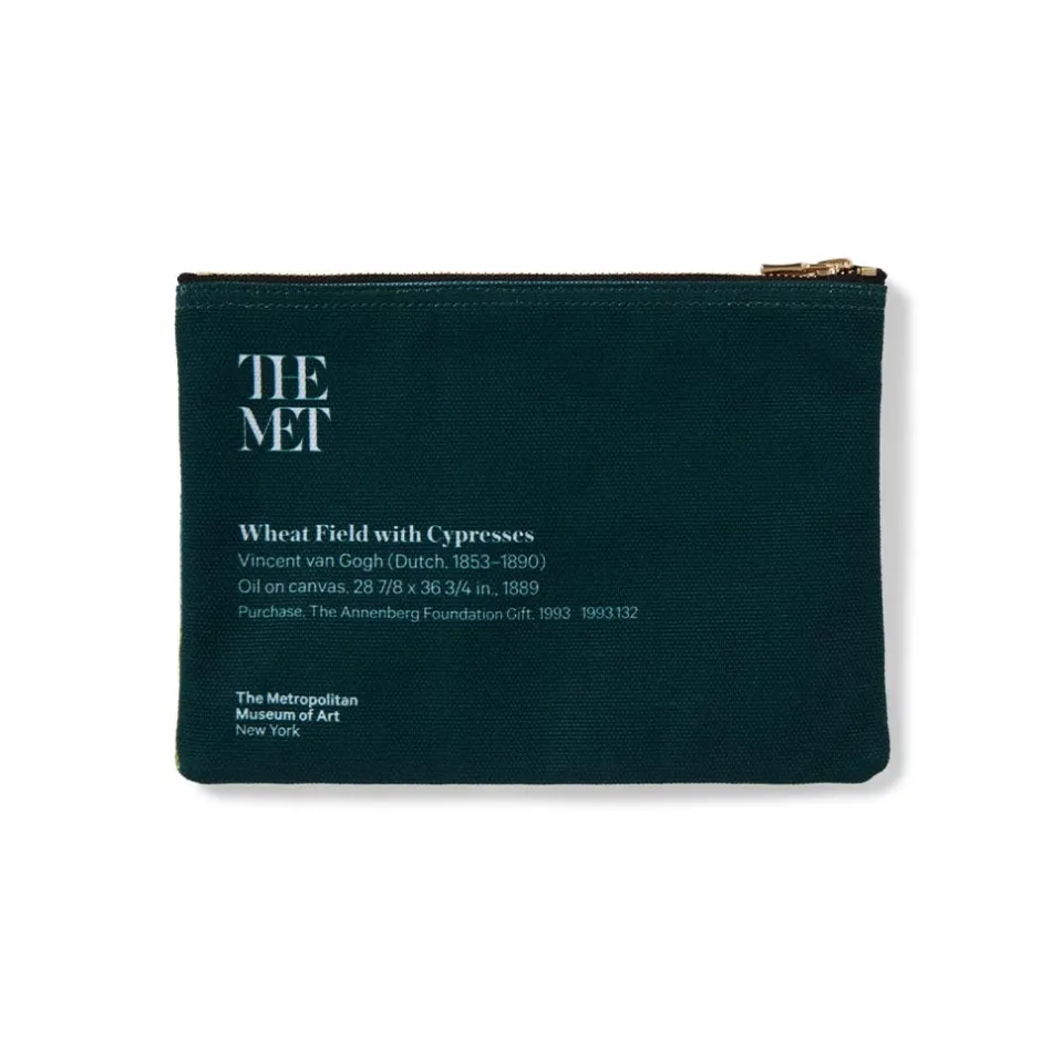 Outlet Van Gogh Wheat Field with Cypresses Zip Pouch Bags